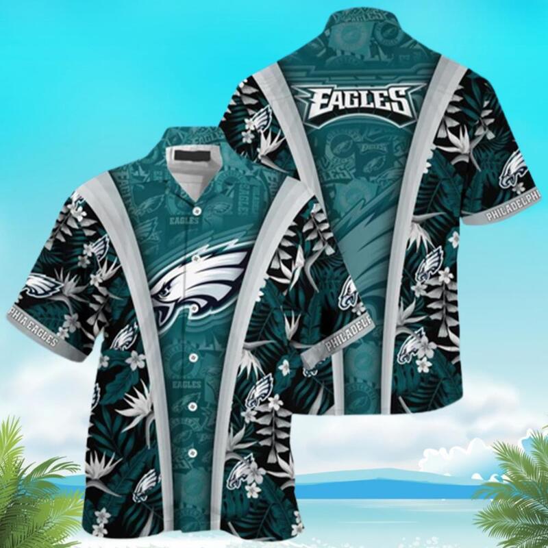 NFL Philadelphia Eagles Hawaiian Shirt Summer Beach Gift NFL Philadelphia Eagles Hawaiian Shirt Summer Beach Gift