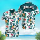 Pineapple Pattern NFL Philadelphia Eagles Hawaiian Shirt Summer Beach Gift Pineapple Pattern NFL Philadelphia Eagles Hawaiian Shirt Summer Beach Gift