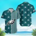 NFL Philadelphia Eagles Hawaiian Shirt Stripes And Skull NFL Philadelphia Eagles Hawaiian Shirt Stripes And Skull