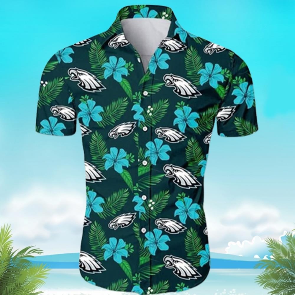 NFL Philadelphia Eagles Hawaiian Shirt Best Beach Gift NFL Philadelphia Eagles Hawaiian Shirt Best Beach Gift