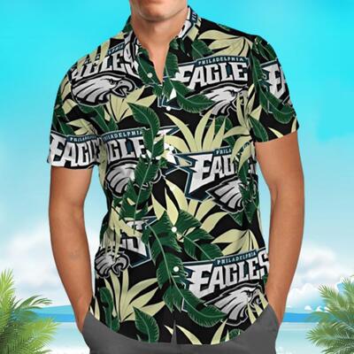 Philadelphia Eagles Hawaiian Shirt Banana Leaf Summer