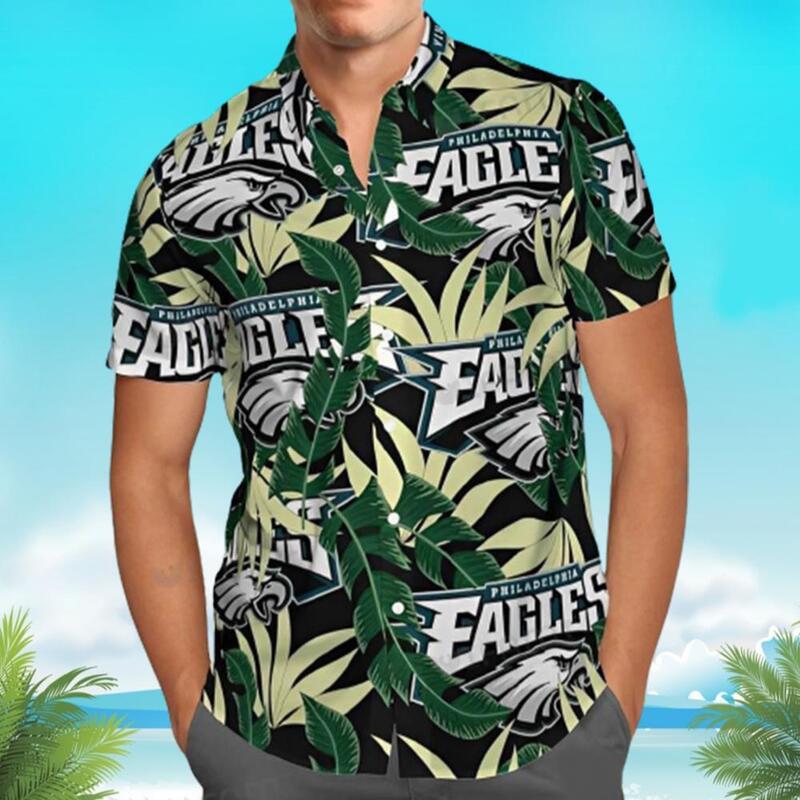Philadelphia Eagles Hawaiian Shirt Banana Leaf Summer Philadelphia Eagles Hawaiian Shirt Banana Leaf Summer