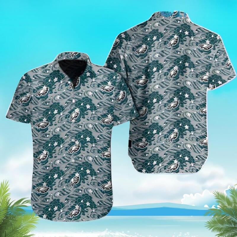 Philadelphia Eagles Hawaiian Shirt Summer Gift For Friend Philadelphia Eagles Hawaiian Shirt Summer Gift For Friend