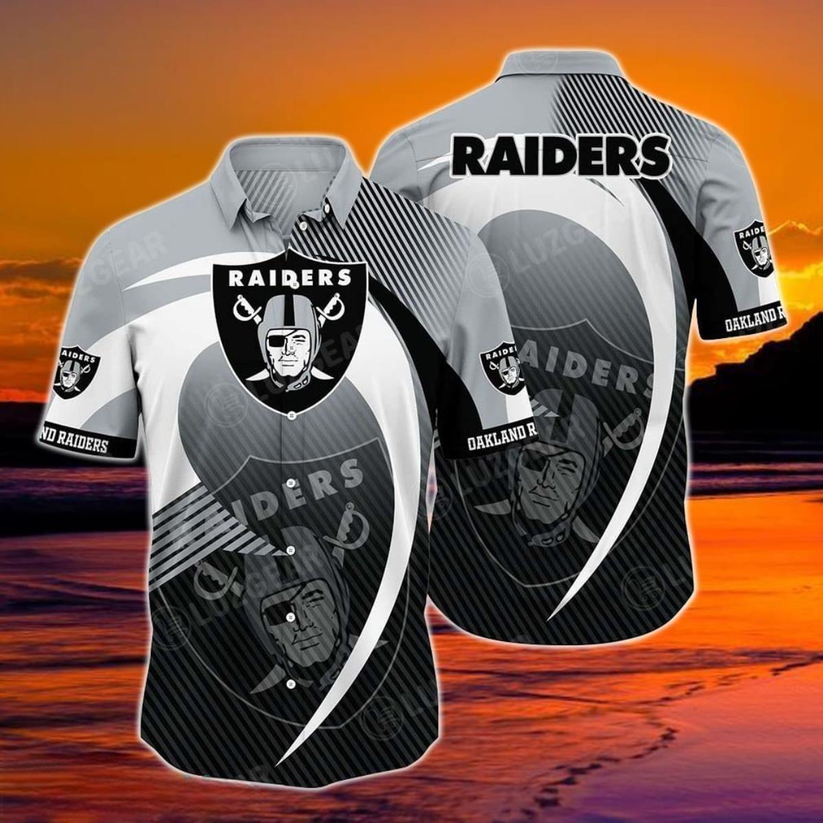 Las Vegas Raiders NFL Hawaiian Shirt Best Beach Gift