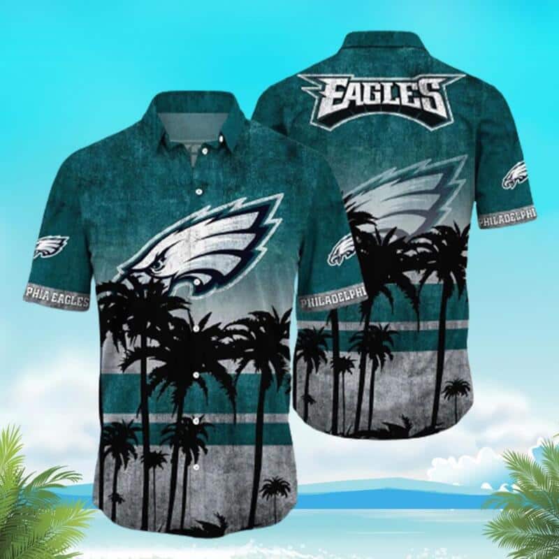 Vintage NFL Philadelphia Eagles Hawaiian Shirt Beach Gift For Friend