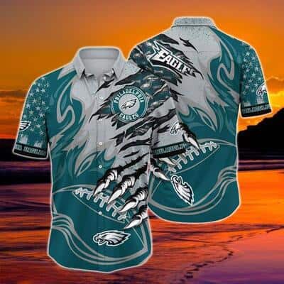 NFL Philadelphia Eagles Hawaiian Shirt Practical Gift For Boyfriend