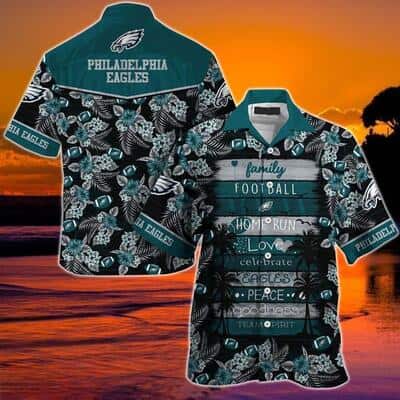 NFL Philadelphia Eagles Hawaiian Shirt Family Football Beach Vacation Gift