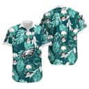 NFL Philadelphia Eagles Hawaiian Shirt Palm Leaves And Skulls Beach Vacation Gift NFL Philadelphia Eagles Hawaiian Shirt Palm Leaves And Skulls Beach Vacation Gift
