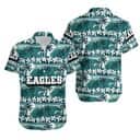NFL Philadelphia Eagles Hawaiian Shirt Coconut Trees Beach Gift For Friend NFL Philadelphia Eagles Hawaiian Shirt Coconut Trees Beach Gift For Friend
