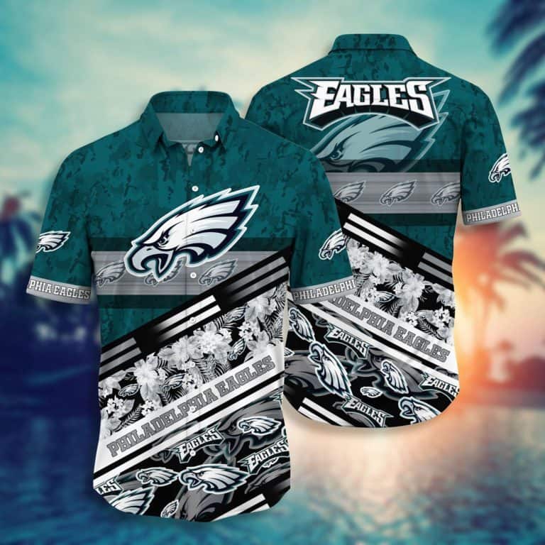 NFL Philadelphia Eagles Hawaiian Shirt Beach Gift For Football Players NFL Philadelphia Eagles Hawaiian Shirt Beach Gift For Football Players