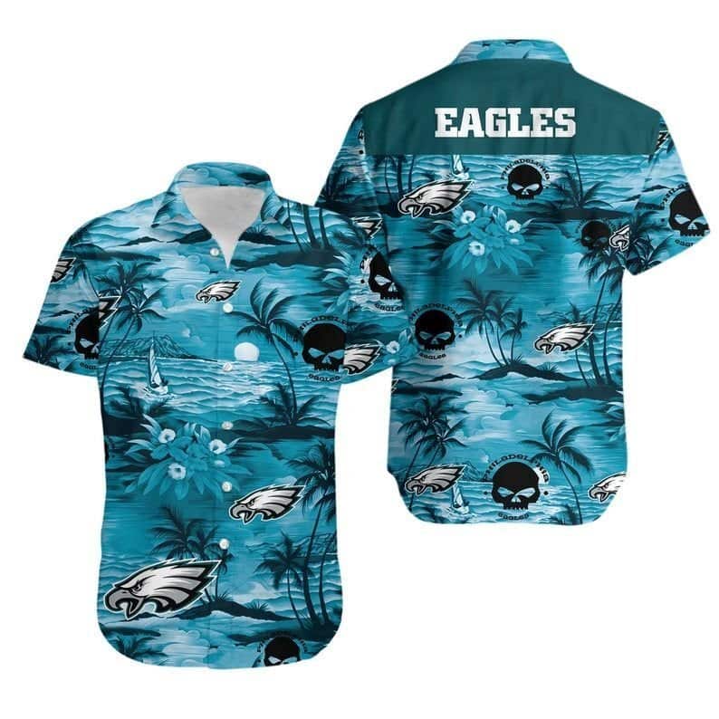 NFL Philadelphia Eagles Hawaiian Shirt Beach Gift NFL Philadelphia Eagles Hawaiian Shirt Beach Gift