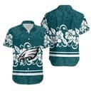 NFL Philadelphia Eagles Hawaiian Shirt Hibiscus Flowers Pattern NFL Philadelphia Eagles Hawaiian Shirt Hibiscus Flowers Pattern