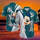 Cool Disney Mickey Mouse NFL Philadelphia Eagles Hawaiian Shirt Cool Disney Mickey Mouse NFL Philadelphia Eagles Hawaiian Shirt