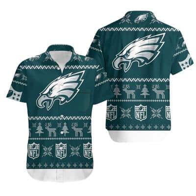 NFL Philadelphia Eagles Hawaiian Shirt Christmas Gift For Football Fans