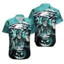 NFL Philadelphia Eagles Hawaiian Shirt Pumpkin Freddy Jason Michael Myers NFL Philadelphia Eagles Hawaiian Shirt Pumpkin Freddy Jason Michael Myers