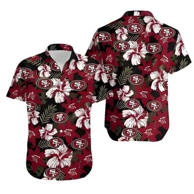 NFL San Francisco 49ers Hawaiian Shirt Hibiscus Pattern Summer Beach Gift