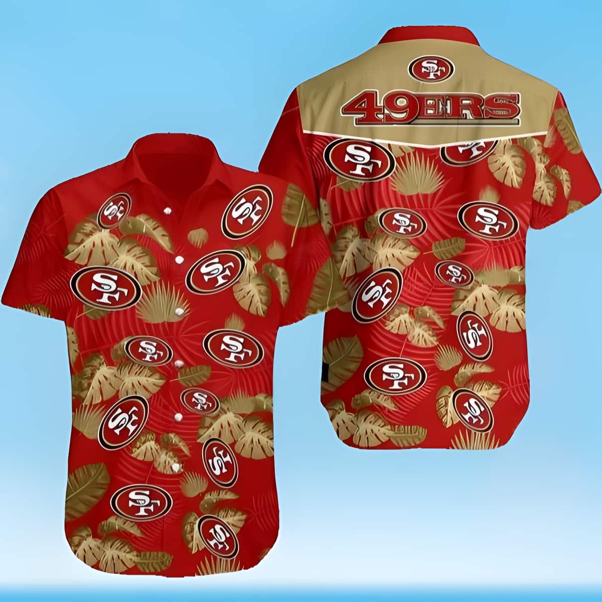 NFL San Francisco 49ers Hawaiian Shirt Practical Beach Gift NFL San Francisco 49ers Hawaiian Shirt Practical Beach Gift