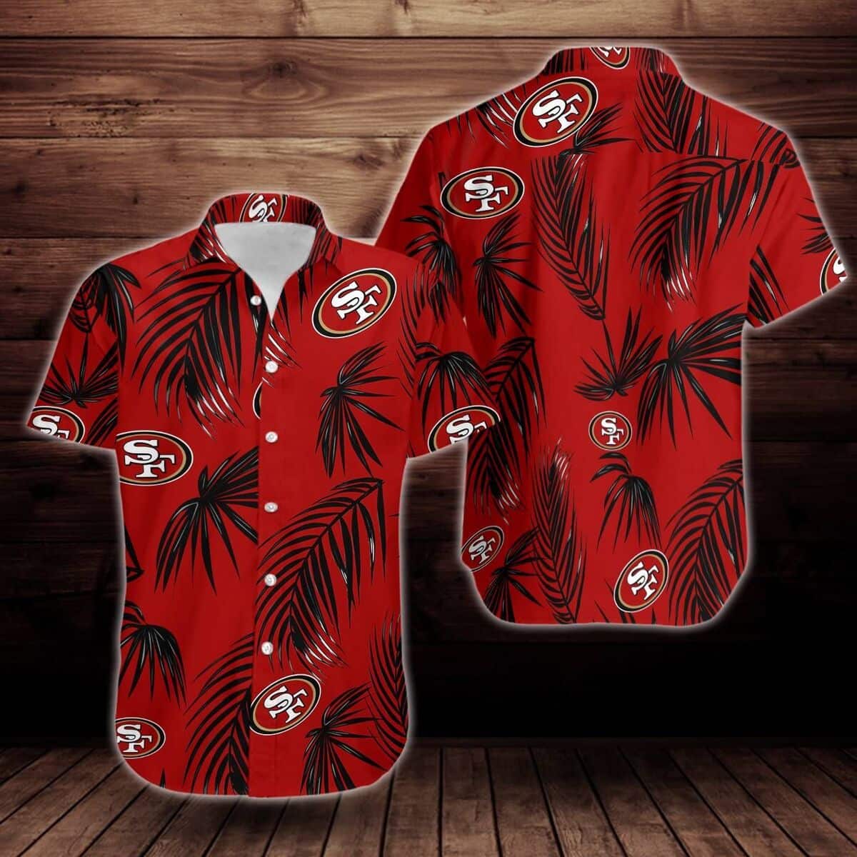NFL San Francisco 49ers Hawaiian Shirt Beach Gift For Him NFL San Francisco 49ers Hawaiian Shirt Beach Gift For Him