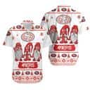 Christmas Gnomes NFL San Francisco 49ers Hawaiian Shirt Gift For Football Fans Christmas Gnomes NFL San Francisco 49ers Hawaiian Shirt Gift For Football Fans