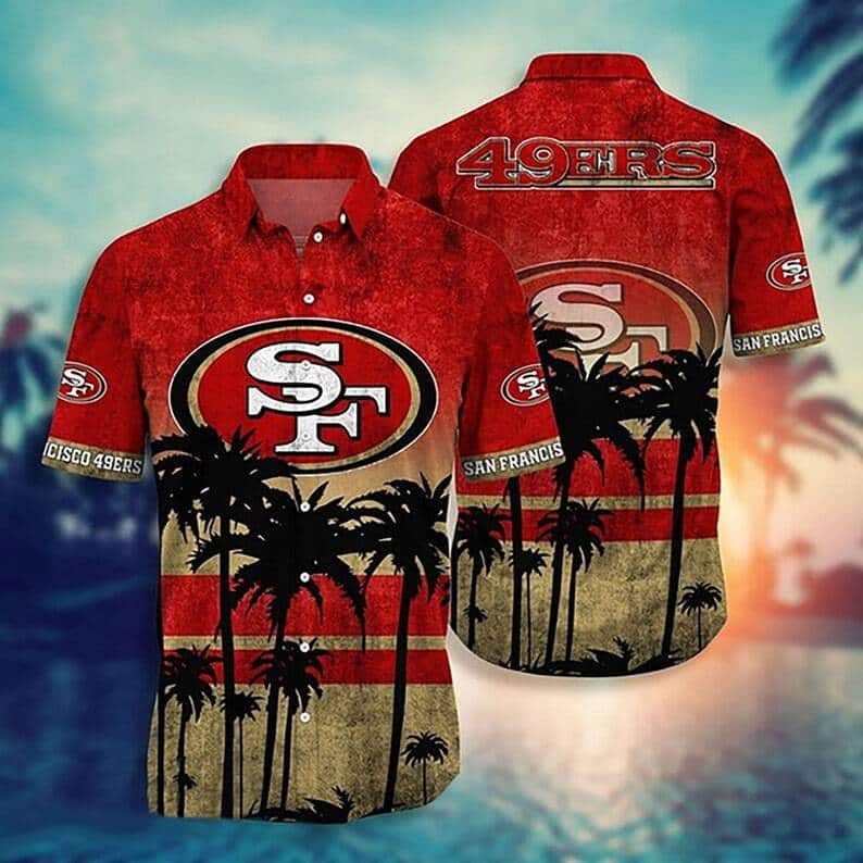 Vintage NFL San Francisco 49ers Hawaiian Shirt Best Beach Gift