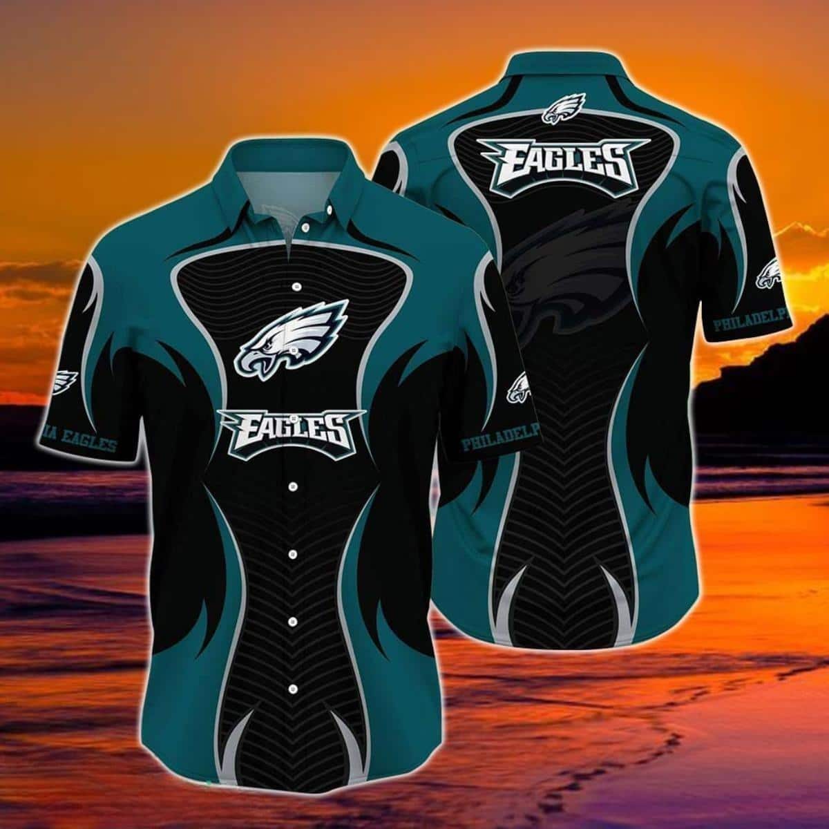 Philadelphia Eagles NFL Hawaiian Shirt Football Gift For Beach Vacation Philadelphia Eagles NFL Hawaiian Shirt Football Gift For Beach Vacation