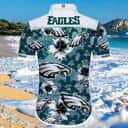 NFL Philadelphia Eagles Hawaiian Shirt Hibiscus Pattern NFL Philadelphia Eagles Hawaiian Shirt Hibiscus Pattern