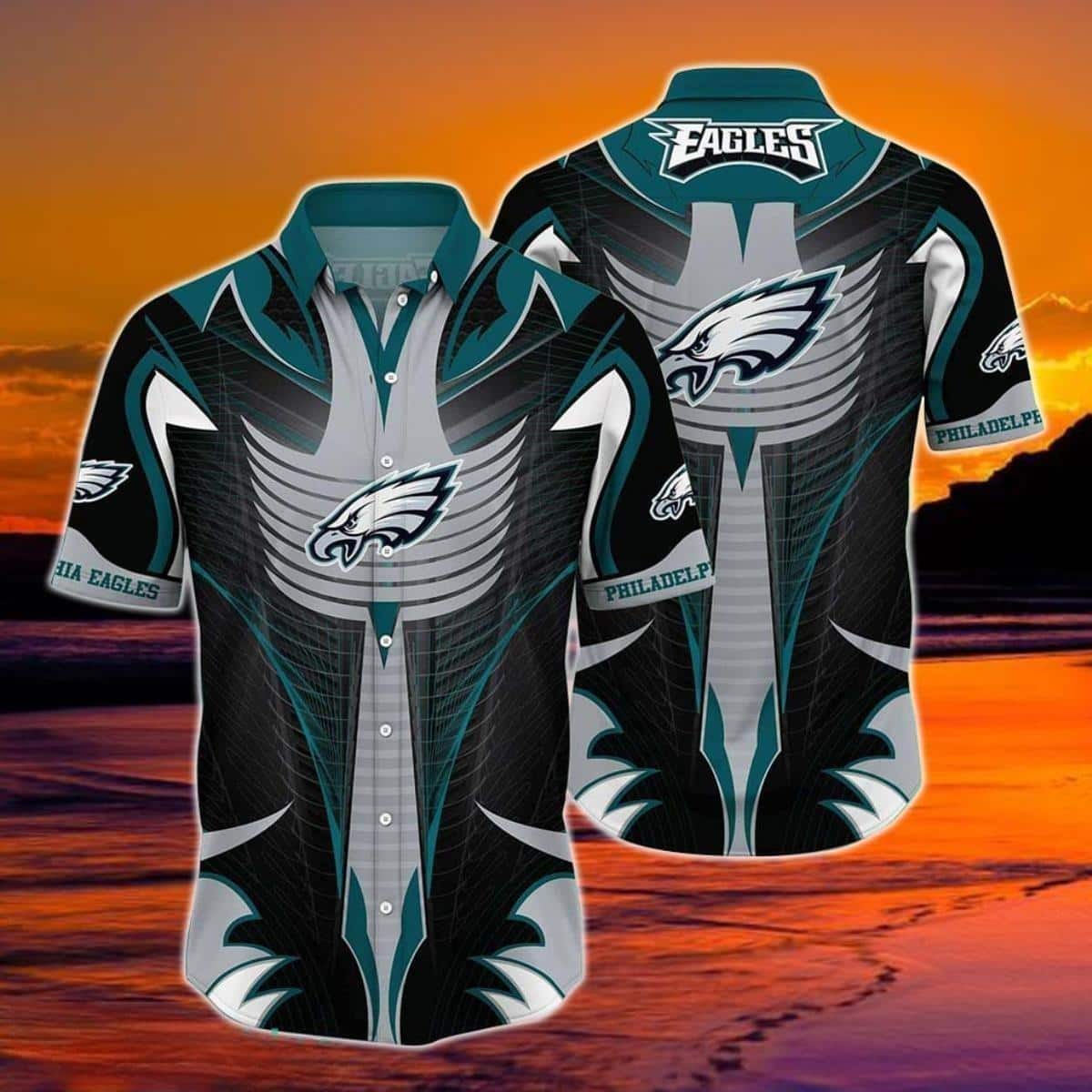 Philadelphia Eagles NFL Hawaiian Shirt Football Gift For Dad Philadelphia Eagles NFL Hawaiian Shirt Football Gift For Dad