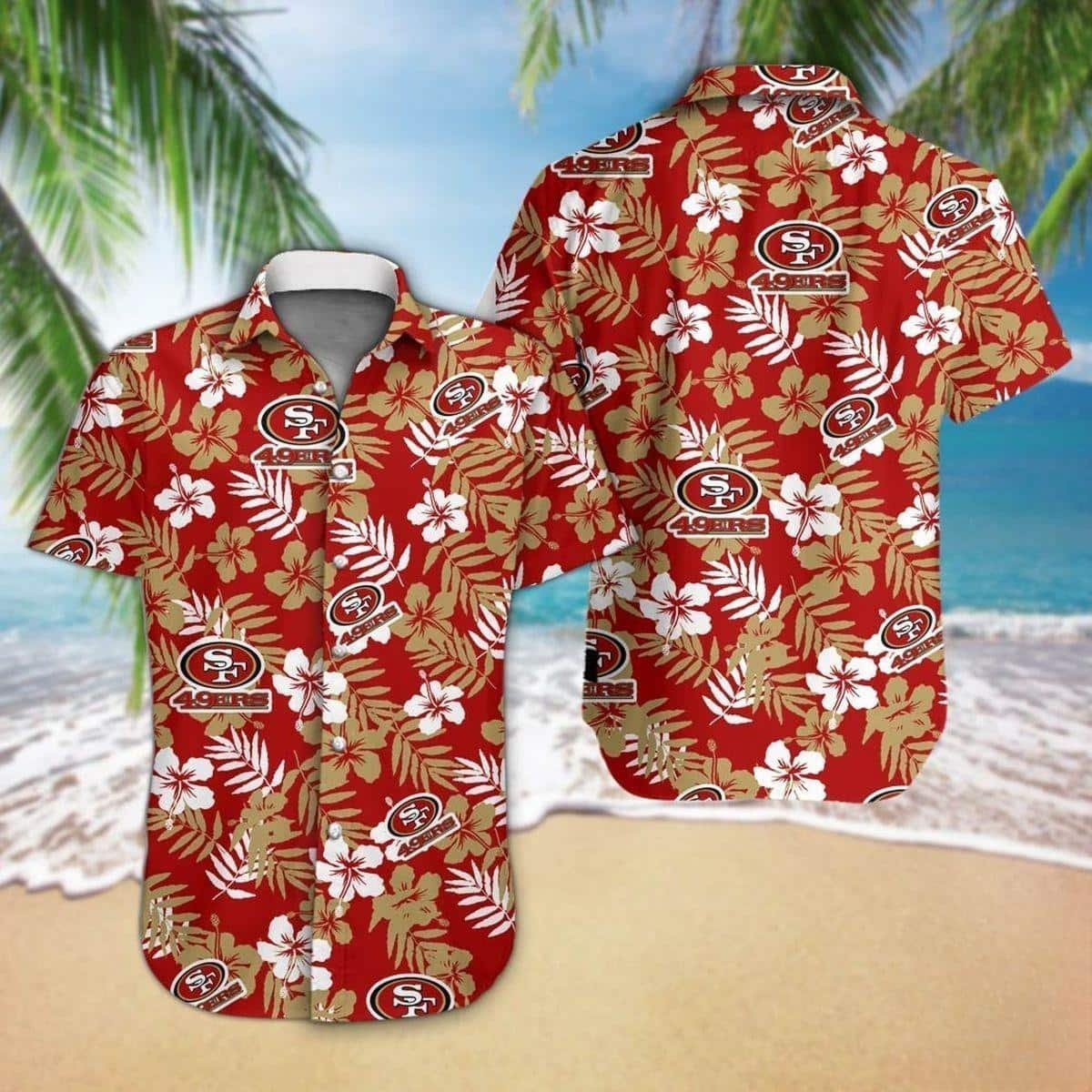 San Francisco 49ers NFL Hawaiian Shirt Beach Gift For Football Fans