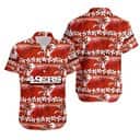 NFL San Francisco 49ers Hawaiian Shirt Coconut Trees And Flowers Beach Lovers Gift NFL San Francisco 49ers Hawaiian Shirt Coconut Trees And Flowers Beach Lovers Gift