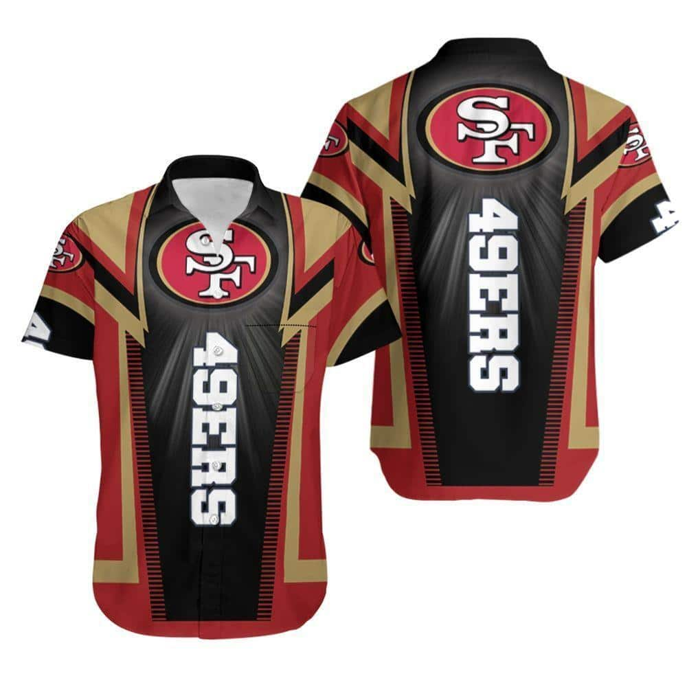 NFL San Francisco 49ers Hawaiian Shirt Football Gift For Dad