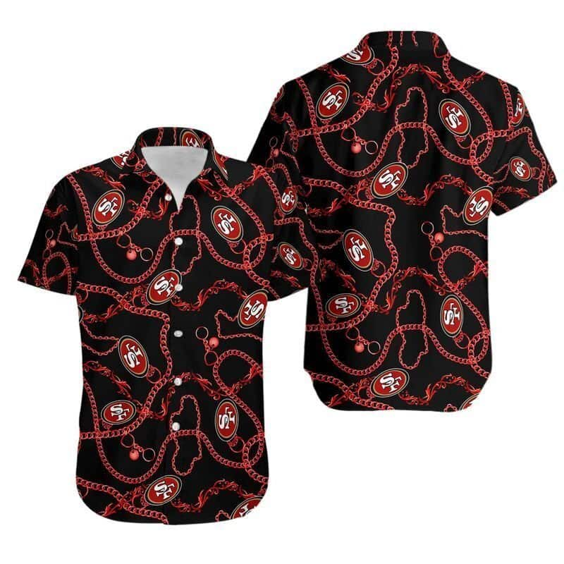 NFL San Francisco 49ers Hawaiian Shirt Football Gift For Men