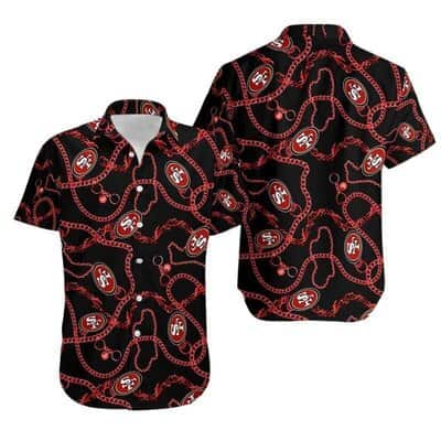 NFL San Francisco 49ers Hawaiian Shirt Football Gift For Men