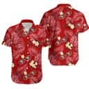 NFL San Francisco 49ers Hawaiian Shirt Tropical Pattern NFL San Francisco 49ers Hawaiian Shirt Tropical Pattern