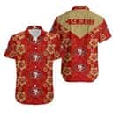 NFL San Francisco 49ers Hawaiian Shirt Hibiscus Flower Pattern Best Beach Gift NFL San Francisco 49ers Hawaiian Shirt Hibiscus Flower Pattern Best Beach Gift