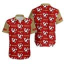 NFL San Francisco 49ers Hawaiian Shirt Flower Mickey Mouse Summer Holiday Gift NFL San Francisco 49ers Hawaiian Shirt Flower Mickey Mouse Summer Holiday Gift