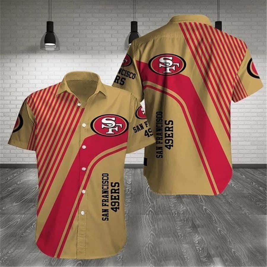 NFL San Francisco 49ers Hawaiian Shirt Beach Vacation Gift