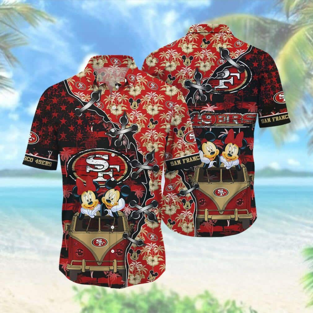 Disney Mickey Mouse NFL San Francisco 49ers Hawaiian Shirt For Summer Lovers