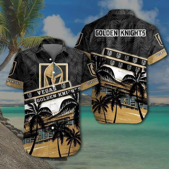 Aloha NHL Vegas Golden Knights Hawaiian Shirt Summer Gift For Friend