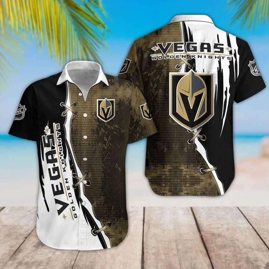 Aloha NHL Vegas Golden Knights Hawaiian Shirt Gift For Hockey Fans