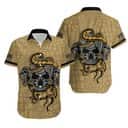 Aloha NHL Vegas Golden Knights Hawaiian Shirt Snake And Skull Summer Beach Gift
