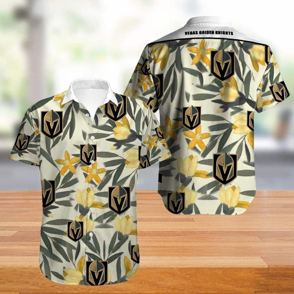 Summer Aloha NHL Vegas Golden Knights Hawaiian Shirt Beach Gift For Him