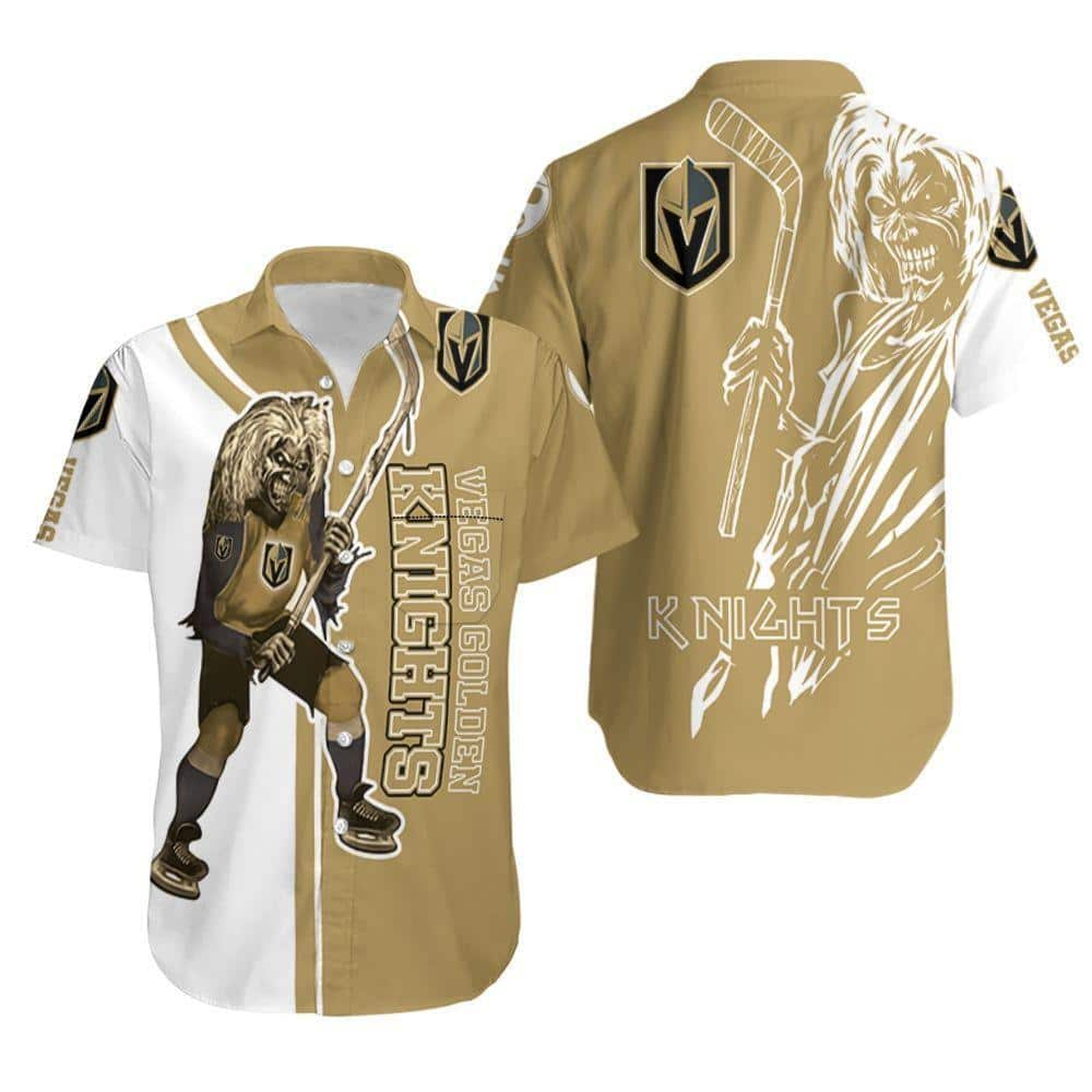 NHL Zombie And Vegas Golden Knights Hawaiian Shirt