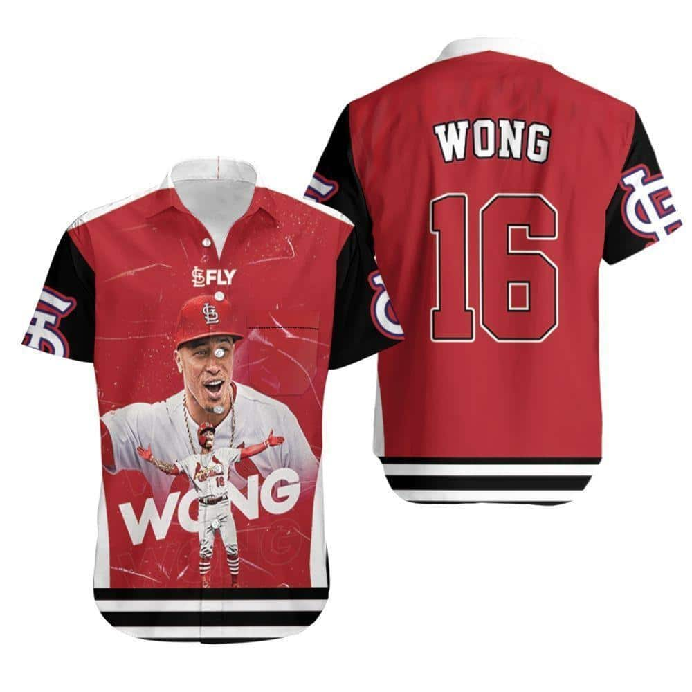 16 Kolten Wong MLB St. Louis Cardinals Hawaiian Shirt