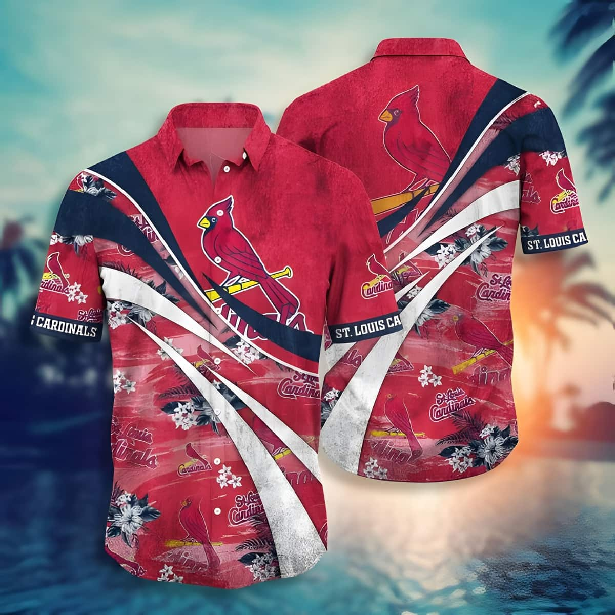 Red Aloha MLB St. Louis Cardinals Hawaiian Shirt Summer Gift For Friends