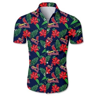 Aloha MLB St. Louis Cardinals Hawaiian Shirt Tropical Flower Aloha MLB St. Louis Cardinals Hawaiian Shirt Tropical Flower