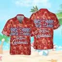 Red Aloha MLB St. Louis Cardinals Hawaiian Shirt Hibiscus Flower Pattern Red Aloha MLB St. Louis Cardinals Hawaiian Shirt Hibiscus Flower Pattern