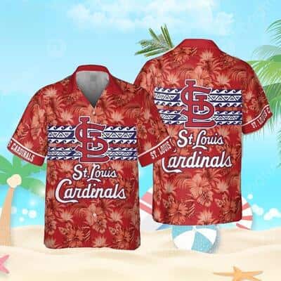 Red Aloha MLB St. Louis Cardinals Hawaiian Shirt Hibiscus Flower Pattern Red Aloha MLB St. Louis Cardinals Hawaiian Shirt Hibiscus Flower Pattern