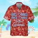 Red Aloha MLB St. Louis Cardinals Hawaiian Shirt Hibiscus Flower Pattern Red Aloha MLB St. Louis Cardinals Hawaiian Shirt Hibiscus Flower Pattern