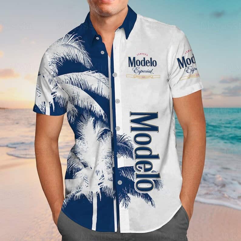 Modelo Beer Hawaiian Shirt Summer Gift For Friend