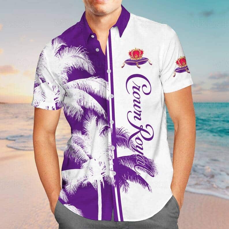 Crown Royal Hawaiian Shirt Birthday Gift For Beach Lovers